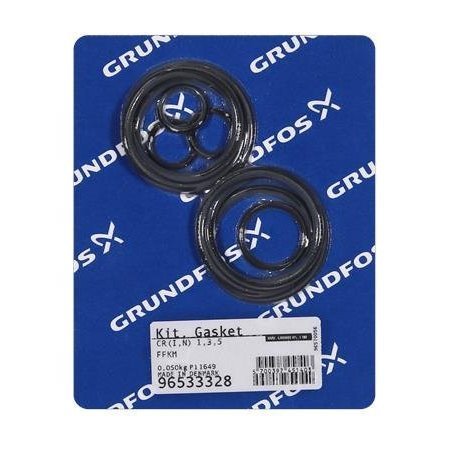 GRUNDFOS Pump Repair Kits- Kit, Gasket FFKM CR/I/N 1s/1/3/5, CR/CRI/CRN Series. 96533328